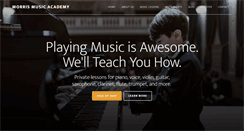 Desktop Screenshot of morrismusicacademy.com