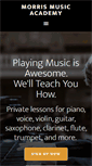 Mobile Screenshot of morrismusicacademy.com